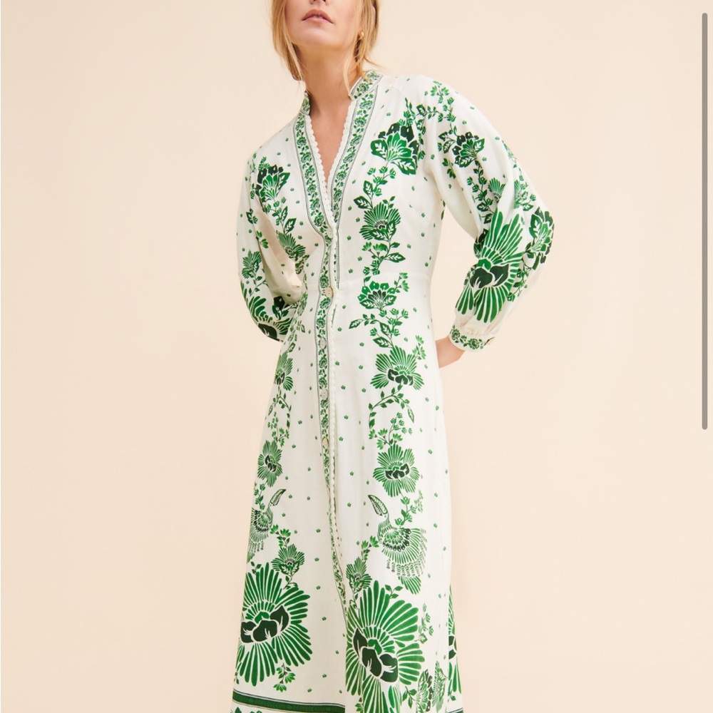 Farm Rio Forest soul maxi dress